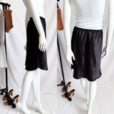 Vintage 70s Satin Midi Slip by Farr West-&nbsp;