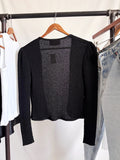 Vintage 70s open front Structured Cardigan -
