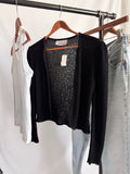 Vintage 70s open front Structured Cardigan -