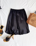 Vintage 70s Satin Midi Slip by Farr West-&nbsp;