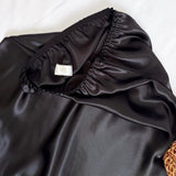 Vintage 70s Satin Midi Slip by Farr West-&nbsp;
