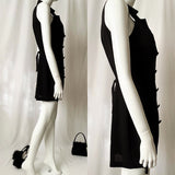 Vintage 90s Double Breasted Vest Mini Dress by Rampage