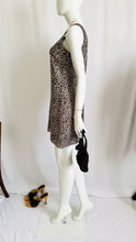 Load image into Gallery viewer, 90s Vintage Animal Print A-line Babydoll Dress

