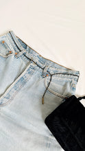 Load image into Gallery viewer, Vintage Y2K liz claiborne Skinny Rhinestone belt
