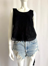 Load image into Gallery viewer, Vintage 90s Sheer Back Lace Tank Top
