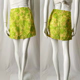 Vintage 60s Floral Mini Skirt