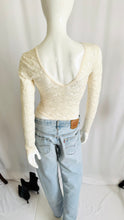 Load image into Gallery viewer, Vintage 90s Sheer Lace Bodysuit
