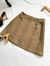 Load image into Gallery viewer, Vintage Liz Claiborne Snake Print Mini Skirt
