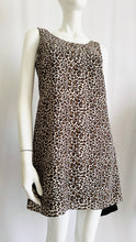 Load image into Gallery viewer, 90s Vintage Animal Print A-line Babydoll Dress
