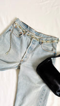 Load image into Gallery viewer, Vintage Clear Chain Link Belt
