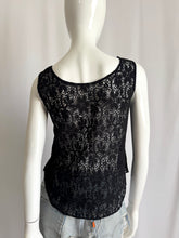 Load image into Gallery viewer, Vintage 90s Sheer Back Lace Tank Top
