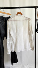 Load image into Gallery viewer, Vintage 70s Lace Peasant Top
