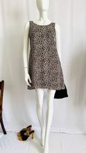 Load image into Gallery viewer, 90s Vintage Animal Print A-line Babydoll Dress
