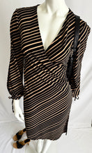 Load image into Gallery viewer, Vintage Y2K Express Faux Wrap Midi Dress
