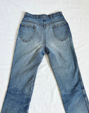 Vintage High-Waisted Distressed Denim Jeans