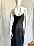Vintage 70s Farr West Sheer Black Slip dress
