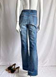Vintage High-Waisted Distressed Denim Jeans