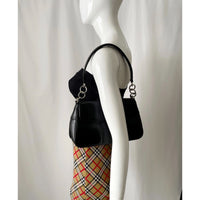 Y2K Vintage Leather Shoulder Bag
