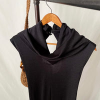 70s Vintage Wide Leg Open Back Jumpsuit