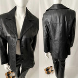 Vintage Y2K 70s Style Leather Jacket
