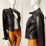 Vintage XOXO Faux Leather Motorcycle Jacket